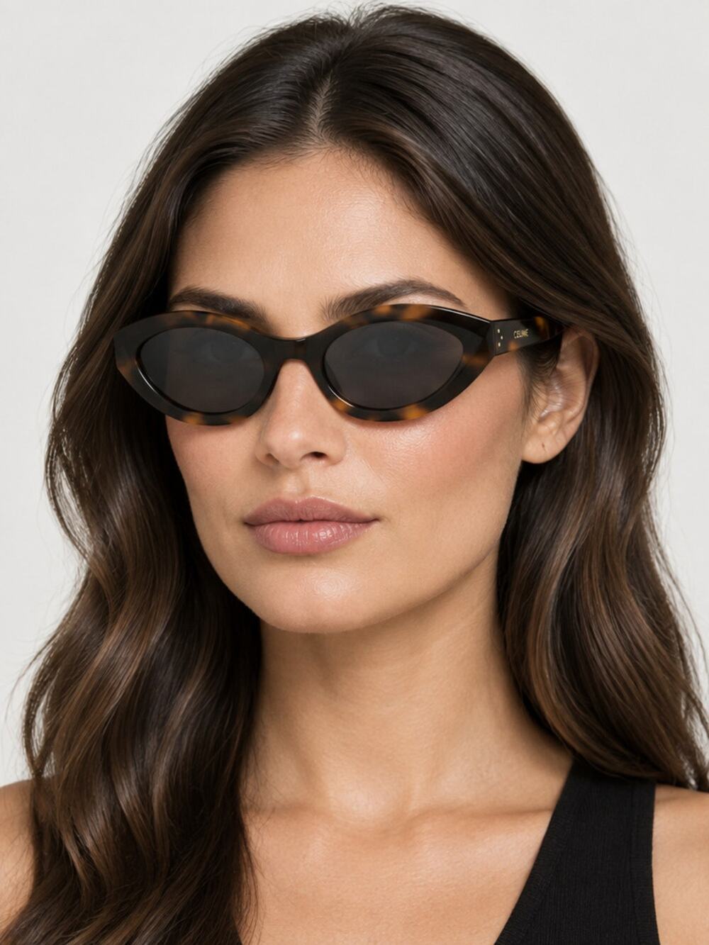 NEW Celine CL40311I 53A Havana Sunglasses Authentic